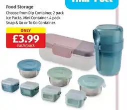 Aldi Melli food storage offer