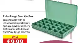 Aldi Extra Large Snackle Box offer