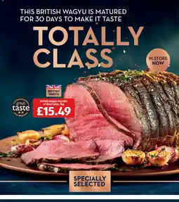 Aldi British Wagyu topside of beef joint offer