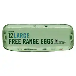 Iceland Iceland 12 Large Free Range Eggs offer