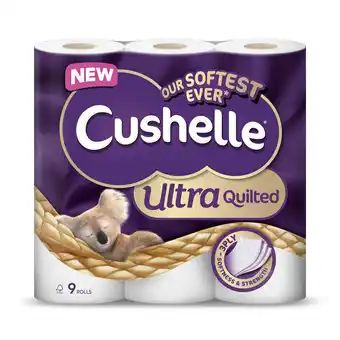 Costco Cushelle Ultra Quilted 3-Ply Toilet Tissue, 45 Rolls offer