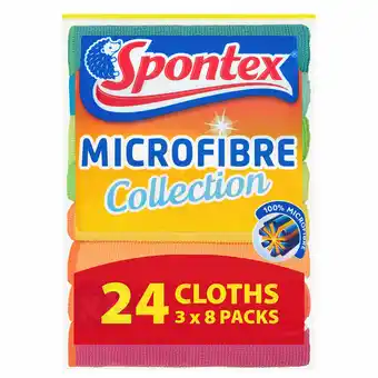 Costco Spontex Microfibre Cloths, Pack of 24 offer