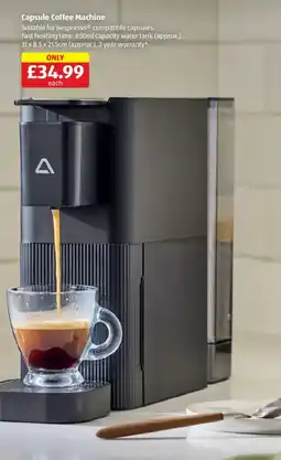 Aldi Capsule Coffee Machine offer