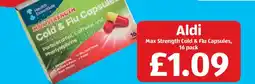 Aldi Aldi max strength cold & flu capsules offer