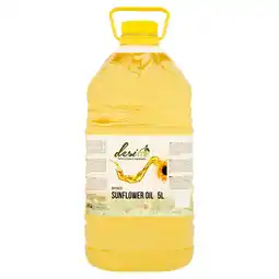 Iceland Desime Refined Sunflower Oil 5L offer