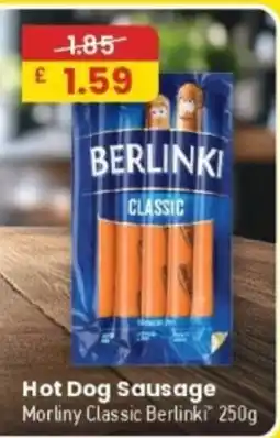 MyMINIMIX Berlinki hot dog sausage offer