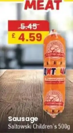 MyMINIMIX Saltowski children's sausage offer