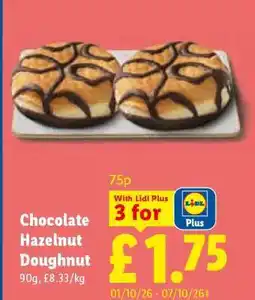 Lidl Chocolate Hazelnut Doughnut offer