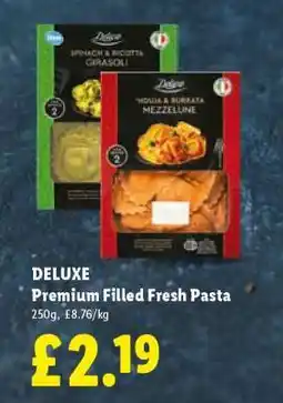 Lidl DELUXE Premium Filled Fresh Pasta offer