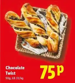 Lidl Chocolate Twist offer