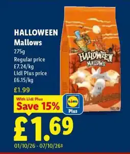 Lidl Halloween Mallows offer