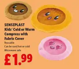 Lidl SENSIPLAST Kids’ Cold or Warm Compress with Fabric Cover offer