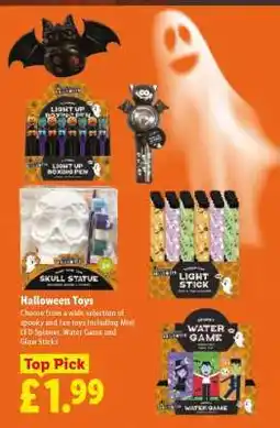Lidl Halloween Toys offer
