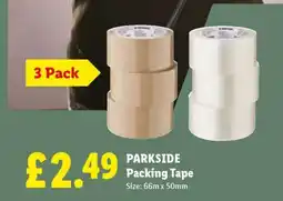 Lidl Parkside Packing Tape offer