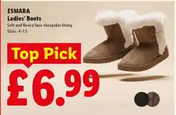 Lidl ESMARA Ladies’ Boots offer