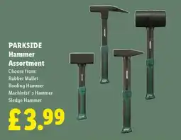 Lidl Parkside Hammer Assortment offer