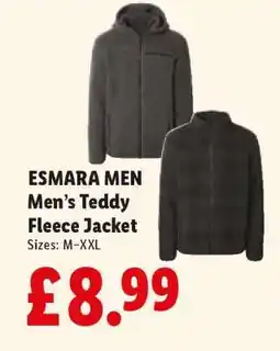 Lidl ESMARA MEN Men's Teddy Fleece Jacket offer