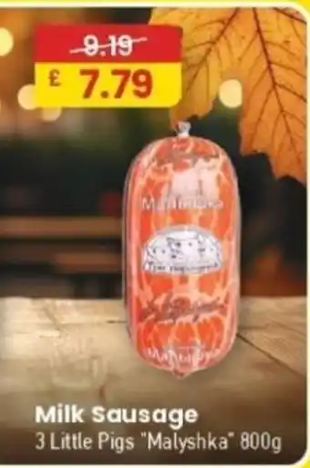Milk Sausage 3 Little Pigs Malyschka