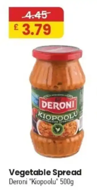 Deroni vegetable spread