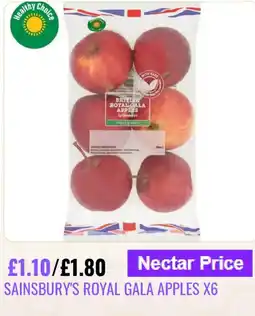 Sainsbury's Sainsbury's royal gala apples X6 offer