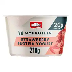 Iceland Müller Myprotein Yogurt Strawberry Flavour 210g offer