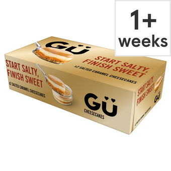 Tesco Gu Salted Caramel Cheesecake 2X92g offer