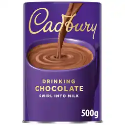 Iceland Cadbury Hot Chocolate Cocoa Powder 500 g offer
