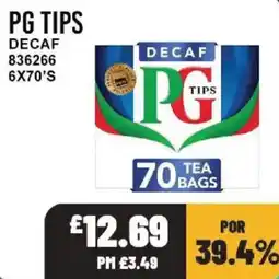 Bestway Pg tips decaf offer