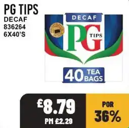 Bestway Pg tips decaf offer