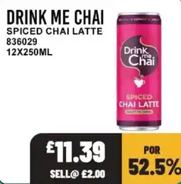 Bestway Drink me chai spiced chai latte offer