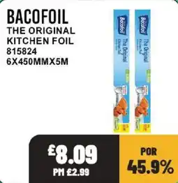 Bestway Bacofoil the original kitchen foil offer