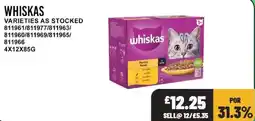 Bestway Whiskas poultry feasts offer