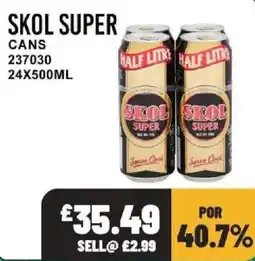 Bestway Skol super cans offer