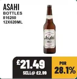 Bestway Asahi bottles offer