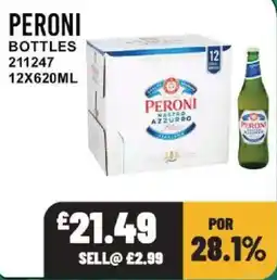 Bestway Peroni bottles offer
