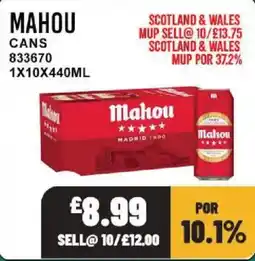 Bestway Mahou cans offer