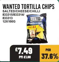 Bestway Wanted tortilla chips offer
