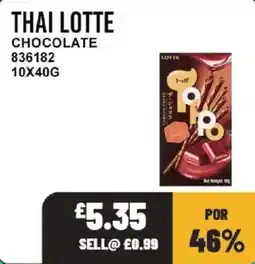 Bestway Thai lotte chocolate offer