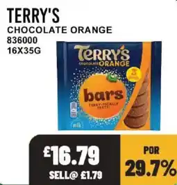 Bestway Terry's chocolate orange bars offer