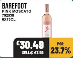 Bestway Barefoot pink moscato offer