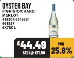 Bestway Oyster Bay p'grigio/chard/merlot offer