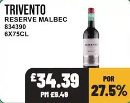 Bestway Trivento reserve malbec offer