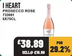 Bestway I Heart Prosecco Rose offer