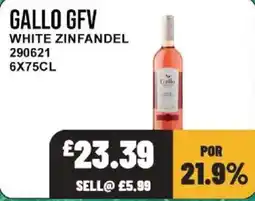 Bestway Gallo GFV white zinfandel offer