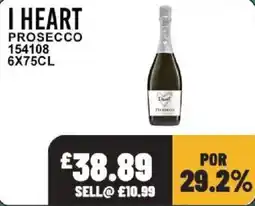 Bestway I Heart Prosecco offer