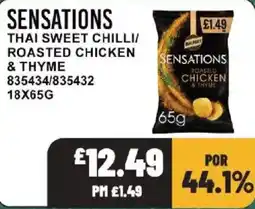 Bestway Walkers sensations roasted chicken & thyme offer