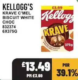 Bestway Kellogg's krave c'mel biscuit white choc offer