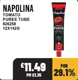 Bestway Napolina tomato puree tube offer