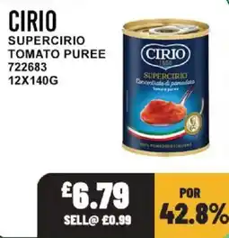 Bestway Cirio supercirio tomato puree offer