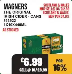 Bestway Magners the original irish cider - cans offer